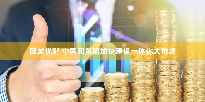御龙优配 中国和东盟加快建设一体化大市场