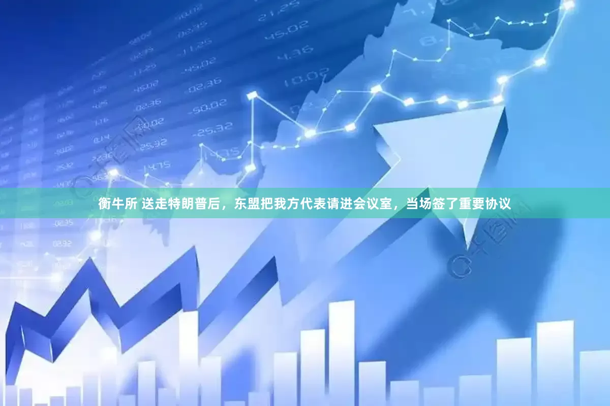 衡牛所 送走特朗普后，东盟把我方代表请进会议室，当场签了重要协议